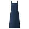 KAZEN Kazen Bib Apron, APK499-8 (Navy) Free