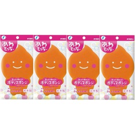 Kikuron Kikuron F Awamocchi Body Sponge x 4 Pieces