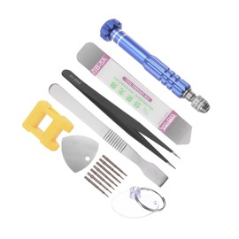 CoCud Electronics Repair Kit, 1.5" Bits 4" Handle Length, Mini Screwdriver Set Opening Pry Tool - (Applications: for Watches Repair), 13-Pieces