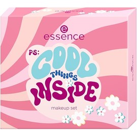 essence PS: cool things inside makeup set, multi set, shiny, acetone-free, vegan, no microplastic particles, no parabens, pack of 1