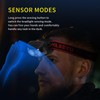 LONLEEYU Faros recargables, linterna LED con sensor de movimiento, diadema