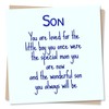 Birthday Card for Son - Heartfelt Message - From Mum,