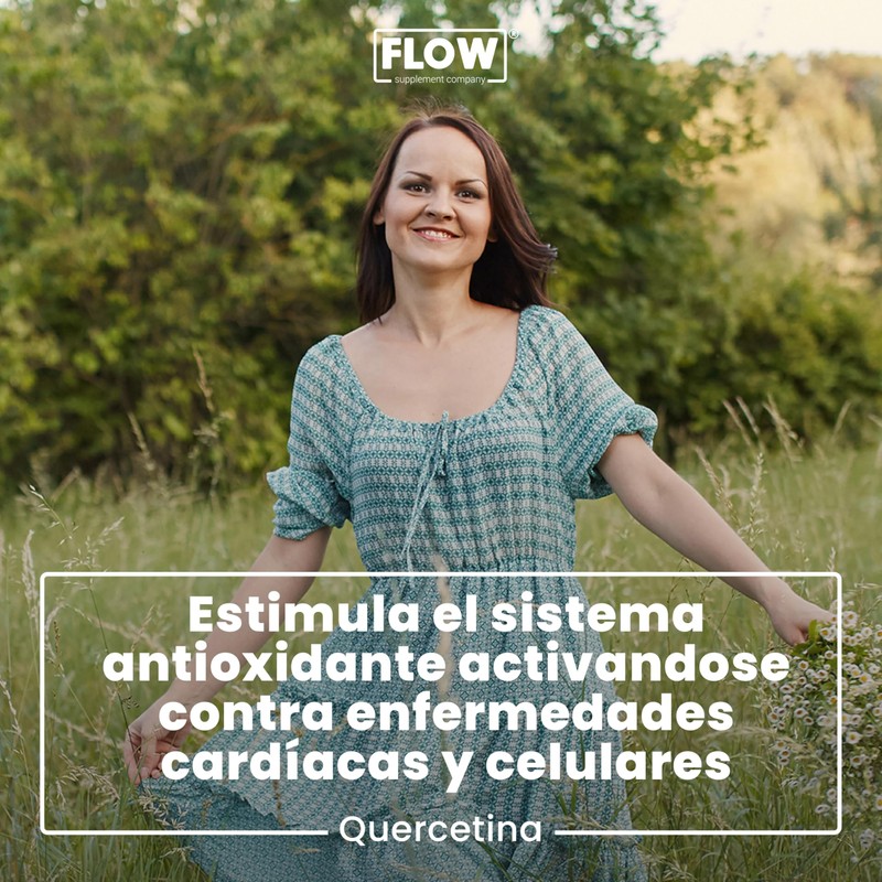 FLOW/Quercetina/Suplemento Alimenticio/Presentación Tripack/Cápsulas