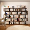 YITAHOME Tall Bookshelf Industrial Book Shelf 6 Tier Bookcase, Open