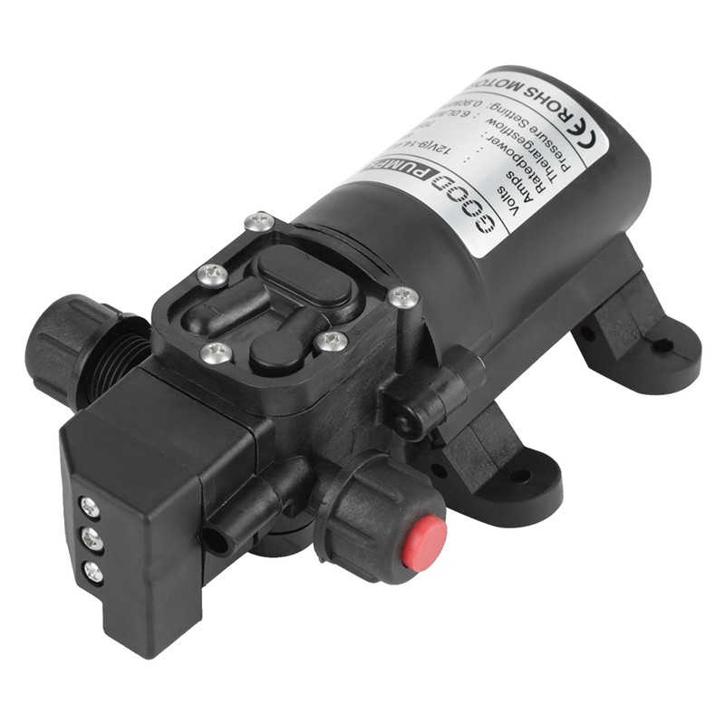 DC 12V 0.9Mpa 6L/Min Water High Pressure Diaphragm 70W Self
