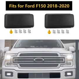 Dromedary Front Bumper Guards Pads with 8 Clips, Bumper Cover Replacement for Ford F150 2018-2020