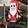 Gemmy Jack Skellington in Santa Suit Christmas Inflatable