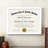 Fxojyvo White 8.5 x 11 Frame Display 8.5 by 11