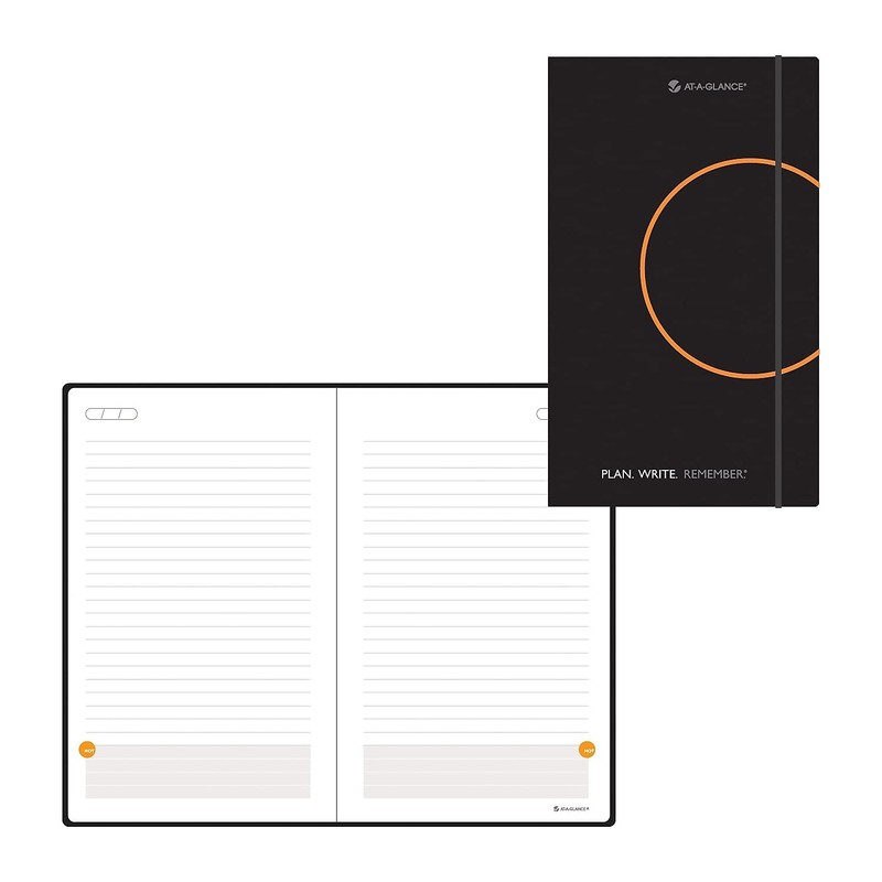 AT-A-GLANCE Plan.Write.Remember. Perfect Bound Planning Notebook, Lined with Monthly Calendars,