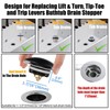 Anlige Bathtub Drain Stopper, Pop Up Tub Drain Stopper Plug