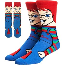 Shop-UP! La Bàmbola Assàssìna, Chucky, Horror Movie Unisex, Black, 43, black