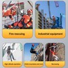 climbing anti-fall rope grab,self-locking rope grab,alloy steel strong bearing strength