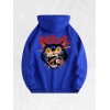 Bad Luck Cat Graphic Hoodie 100% Cotton US Warehouse 7
