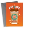Cute Birthday Card - October - Pumpkin Spice Latte