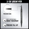 2-Tip Eyebrow Pen, Eyebrow Pencil Dual-Ended Microblading Eyebrow Pen with