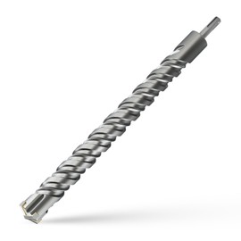 CSOOM SDS Plus Rotary Hammer Drill Bit 1-1/4"x18.11", Professional Concrete Drill Bit for Concrete, Brick, Stone and Cement Walls
