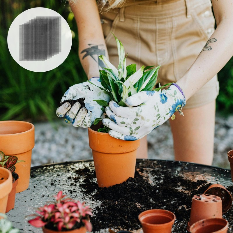 AEDOVE 15 Pack Flower Pot Hole Mesh Pad, 11.8 *