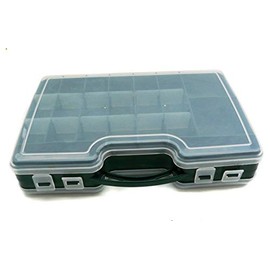 KANANA MP017 Plastic Fishing Box Bait Box Accessory Box Fishing Box Tackle Box for Fish Accessories Model and Size: 1-Seiti 29 x 20 x 6 cm