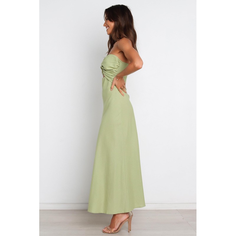 Petal & Pup Women's Rosetta Dress, Olive, 2