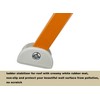 Qualward Ladder Stabilizer, Extended Ladder Stabilizer Accessory for Roof Gutter