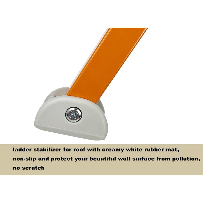Qualward Ladder Stabilizer, Extended Ladder Stabilizer Accessory for Roof Gutter