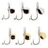Shout! Blade Jigging Spare Hook, 369BG, Gold, Medium