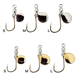 Shout! Blade Jigging Spare Hook, 369BG, Gold, Medium