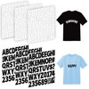 6 Sheets Iron on Letters,306 Pcs 2 Inch Iron on