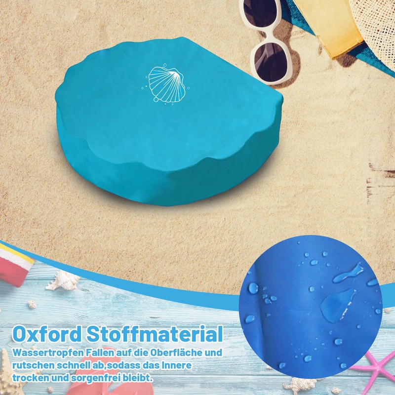 ElevaPulse Sand Shell Cover 100 x 15 cm, Waterproof Sandpit