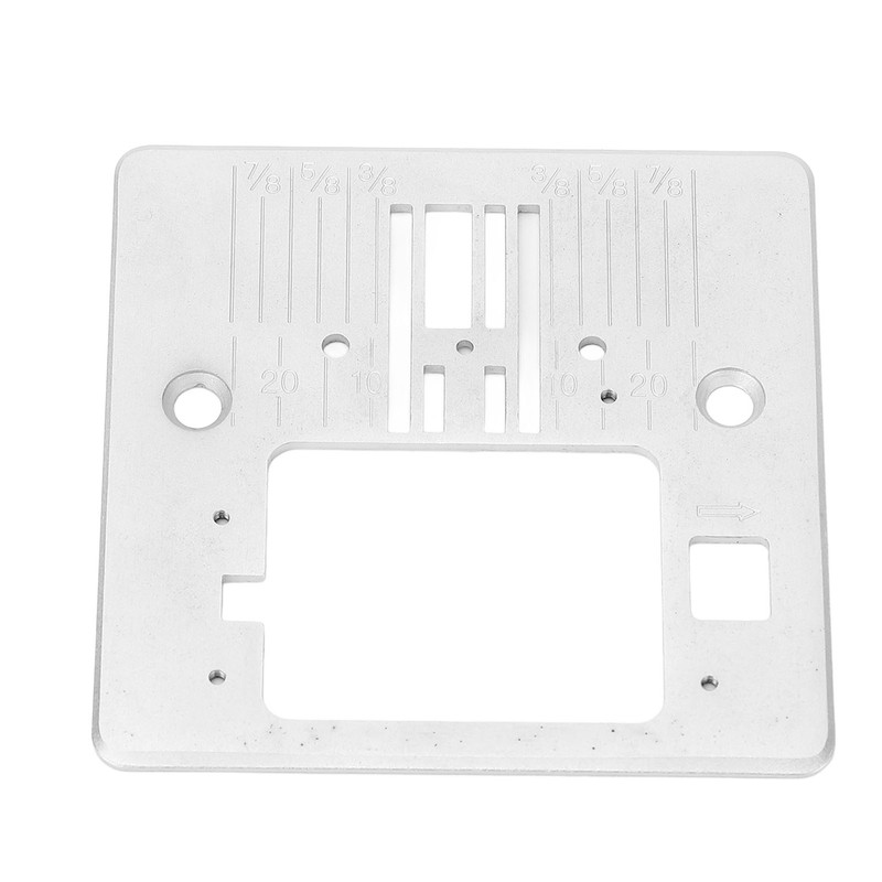 Sewing Machine Needle Plate Q235 Steel 7.8x7.7cm Straight Stitch Needle