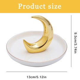 Jlnmmn Decorative Jewellery Tray, Decorative Jewellery Plate Holder, Jewellery Tray, Jewellery Tray, Jewellery Tray, Jewellery Tray, Jewellery Plate, for Rings, Earrings, Necklaces and Others