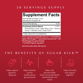 Apothkary Apothkary Sugar Kick Tincture, Digestive Support, Metabolic Support, 30 Servings