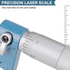 Beaiguna 4PCS Micrometer Set, 0-1"/1-2"/2-3"/3-4" Machinist Outside Micrometer Measuring Tool,
