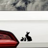 11 x Cute Bunny Rabbit Silhouette Waterproof Sticker Pack -