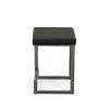 Carolina Classics Kafka 24" Faux Leather Counter Stool in Black