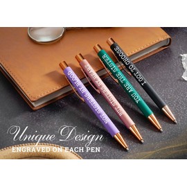 INNObeta Friend Gifts, Ballpoint Pen Set of 4, Best Friend Gift Ideas on Birthday, Christmas, Soul Sister