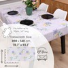 KP HOME Wipe Clean Tablecloth Rectangular 78.7"x 55.1" (200x140cm) -