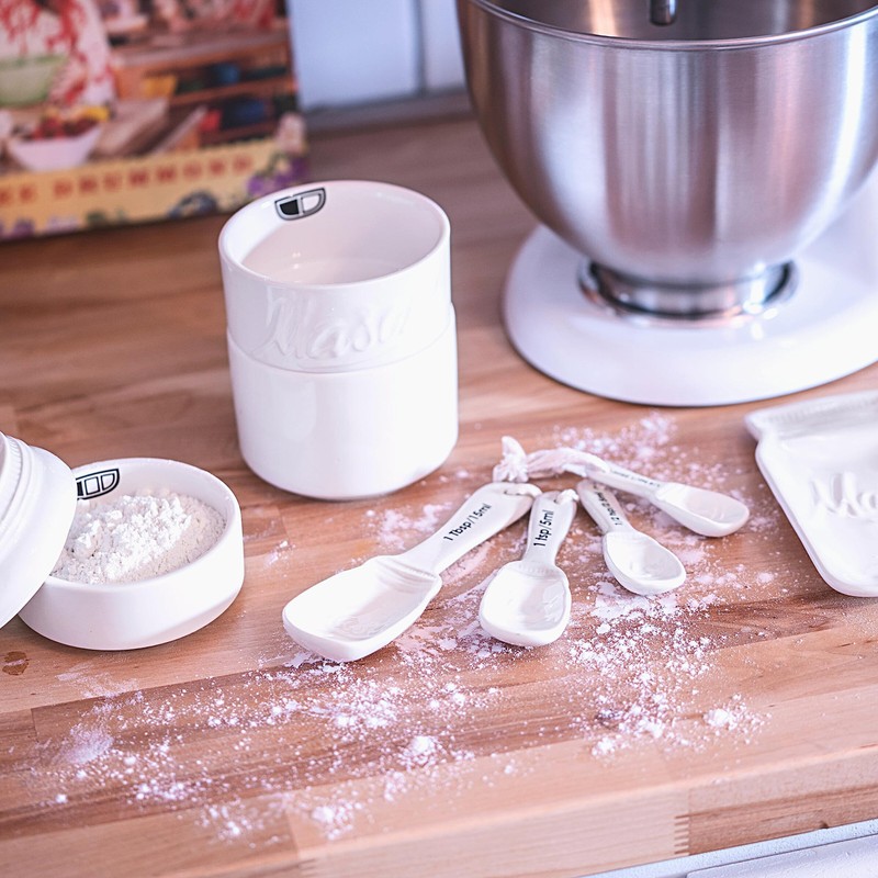 Farmhouse Canisters Sets for the Kitchen - Mason Jar Ceramic