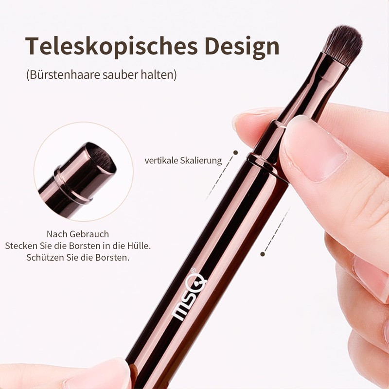 MSQ Eye Makeup Brush Eyeshadow Brush Set Double Head Makeup