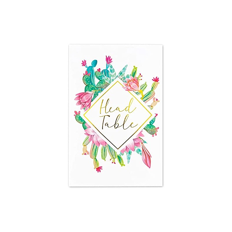 Números de mesa de boda suculentos, 1 – 25, decoración