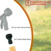 2 Pack 3/4 inch Male Threaded Tap Connector for Hose