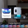 Desktop dehumidifier with 7-color ambient light, 1L (35oz) water tank