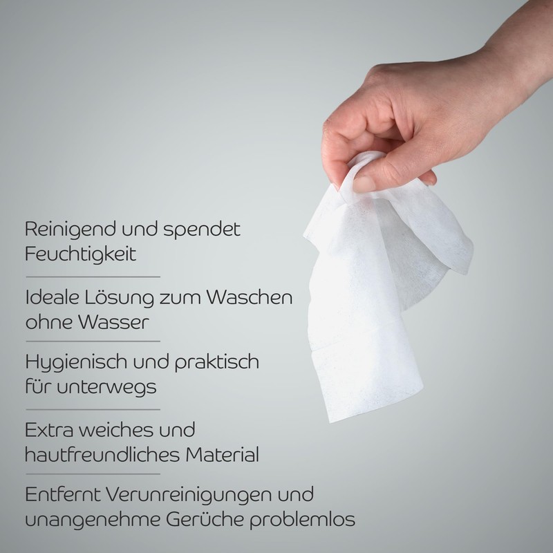 ABENA Wet Wipes, Extra Soft & Comfortable for Sensitive Skin,