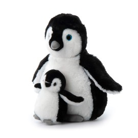 The Petting Zoo Softee Penguin Stuffed Animals, Mom and Baby, Gifts for Kids, Penguin Plush Toy 12 inches