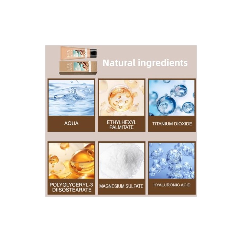 Body Coverage Perfector, Leg Makeup Cream, Waterproof Sweatproof Body Makeup