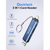 Dockteck SD Card Reader Adapter, 5G Super Speed USB3.0 SD/TF