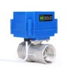 U.S. Solid motor ball valve, 9-24 V, 3 wires.
