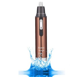 Ceramics Elektrischer Nasenhaarschneider Nasenhaartrimmer Edelstahl Klinge - Nasen und Ohren Trimmer inkl. Akku Wiederaufladbar- Nasentrimmer und Ohrtrimmer kabellos mit abnehmbarem Messerkopf