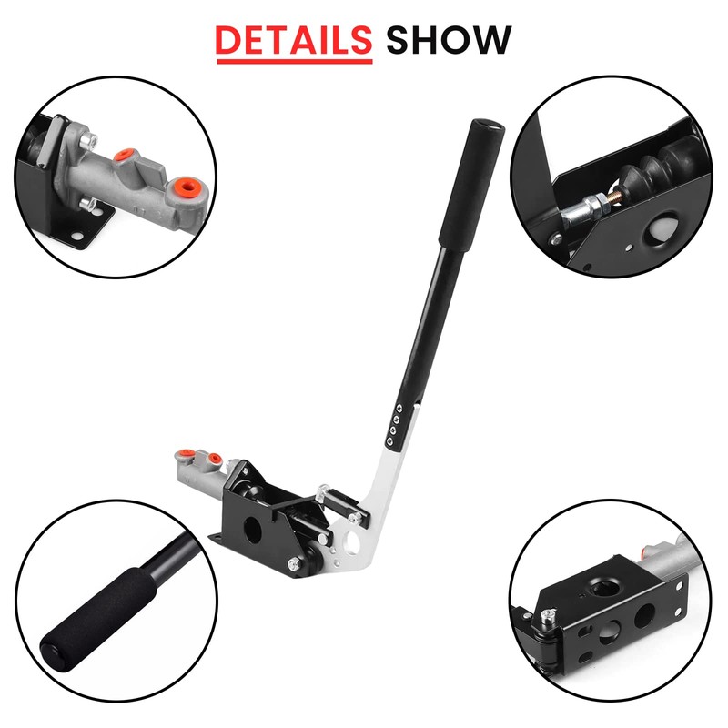 Endxedo Racing Hydraulic Handbrake Adjustable E Brake Long Lever Handle