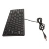 USB Wired Keyboard 78 Keys Ultra Thin Mini Portable Anti
